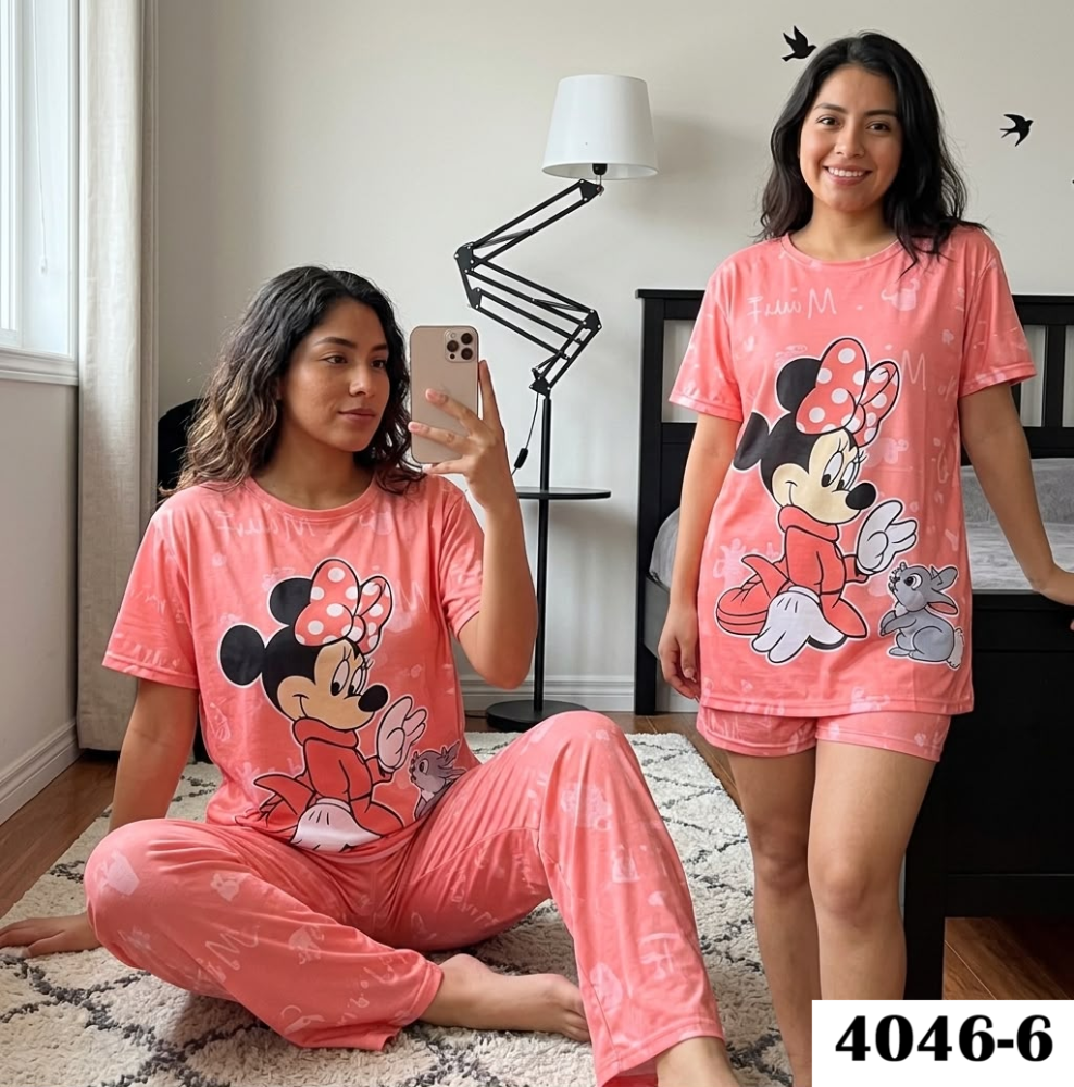 PIJAMA VIRAL 4 PIEZAS 4046