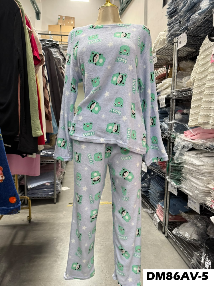 PIJAMA AFELPADA MOÑOS DM86AV