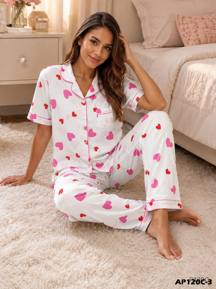PIJAMA CORAZONES AP120C
