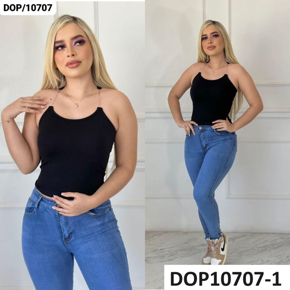 Blusa 2x99 Tirantes Transparentes