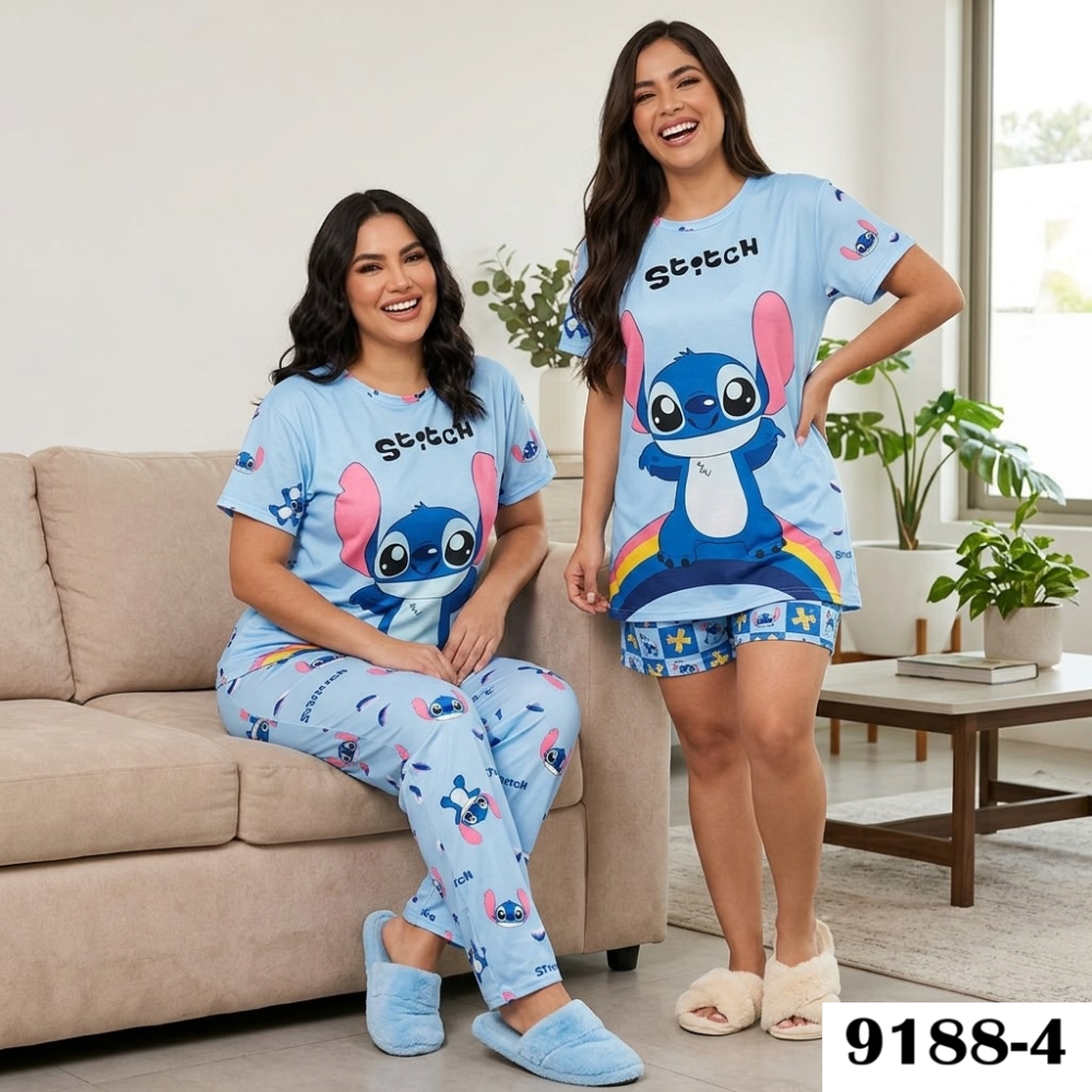 PIJAMA VIRAL 4 PIEZAS 9188