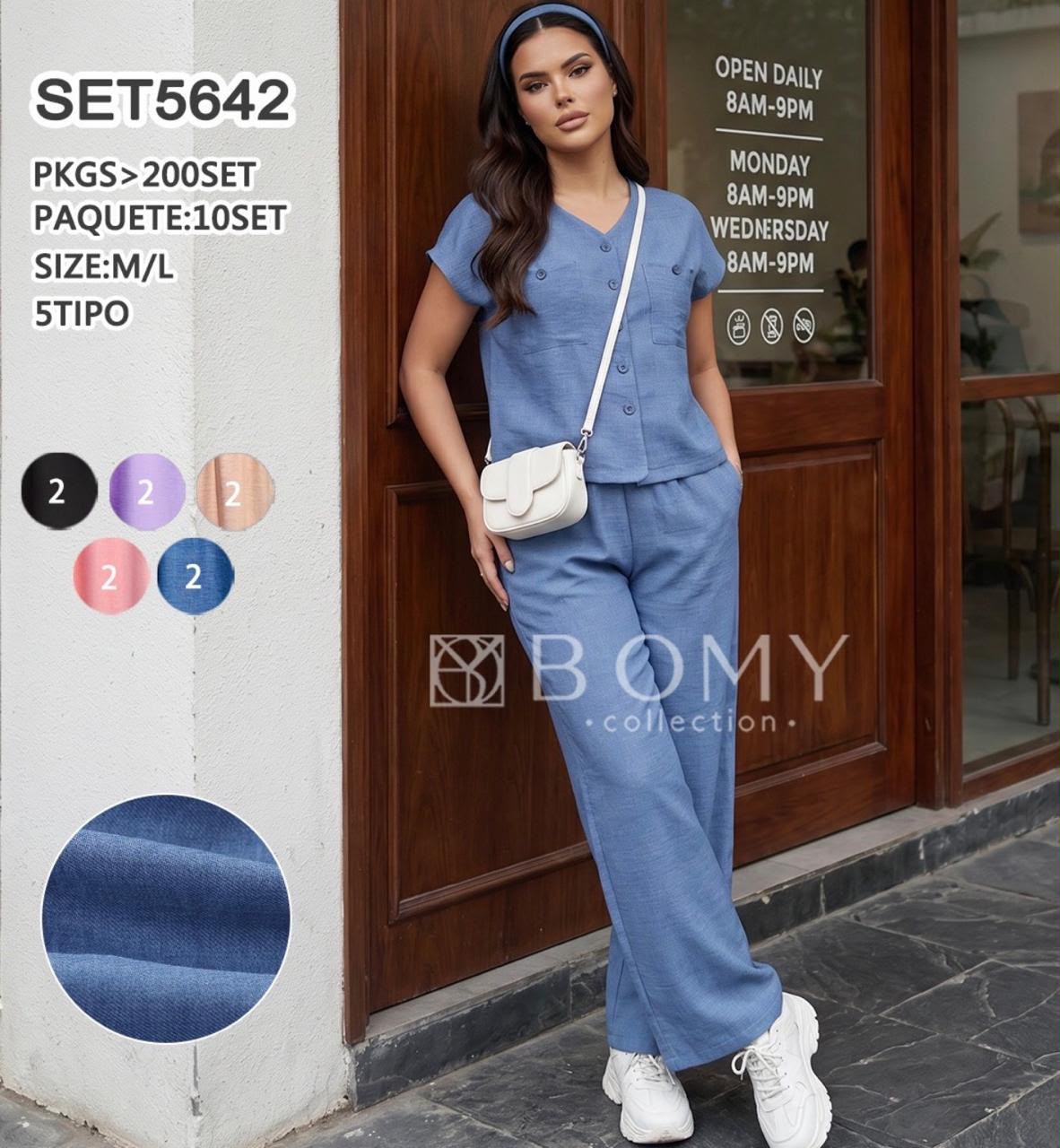 SET BOTONES DENIM SET5642