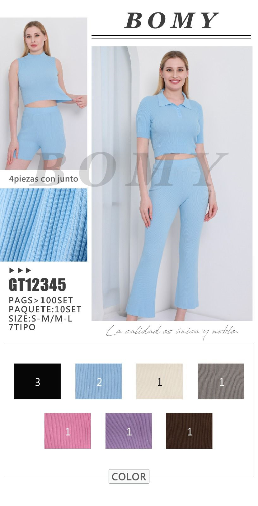 CONJUNTO 4 PIEZAS GT12345