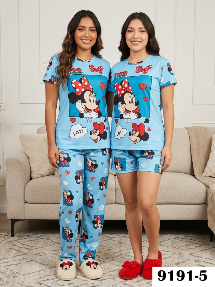 PIJAMA VIRAL 4 PIEZAS 9191