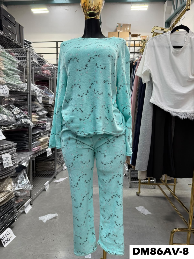 PIJAMA AFELPADA MOÑOS DM86AV