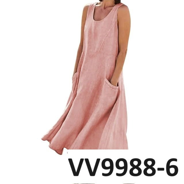 Vestido Verano Liso