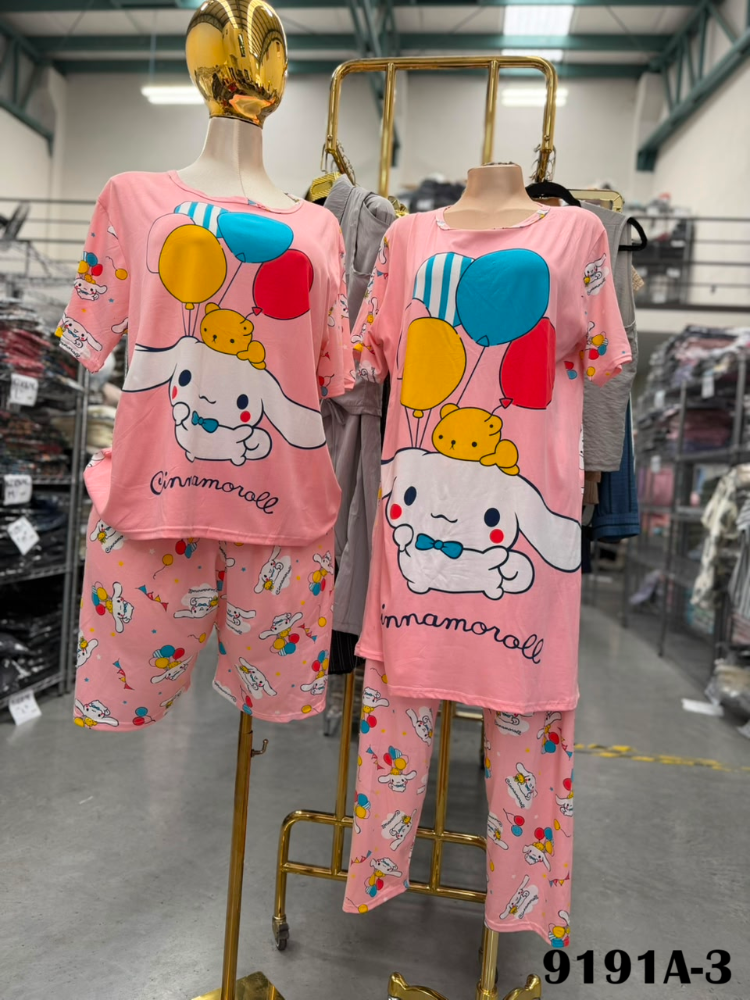 PIJAMA VIRAL 4 PIEZAS 9191A