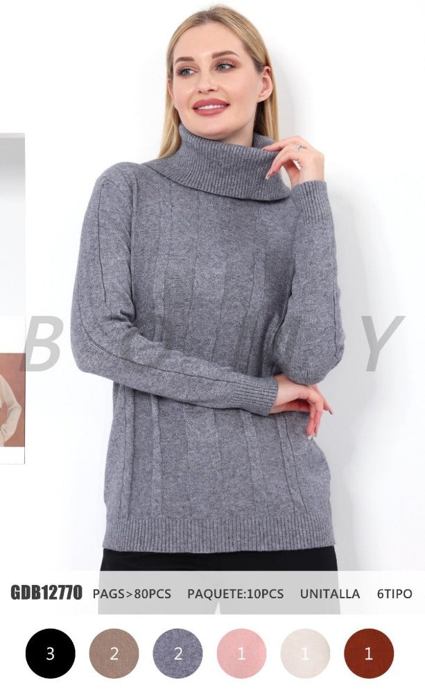 BLUSA SUETER CUELLO ALTO GDB12770