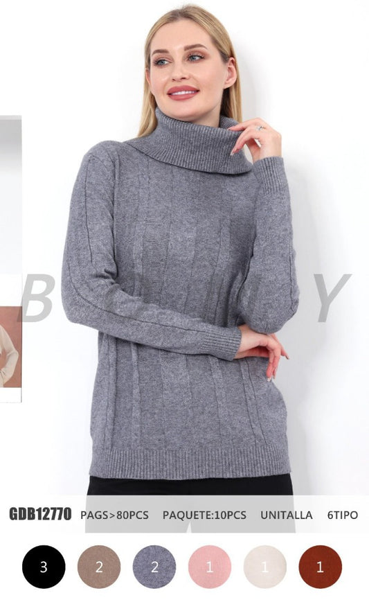BLUSA SUETER CUELLO ALTO GDB12770