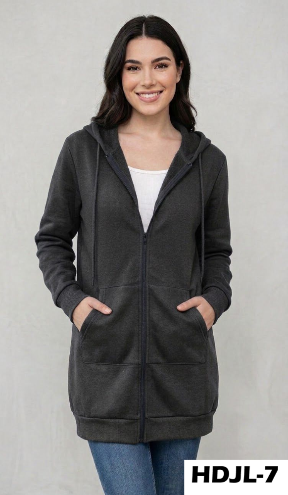 SUDADERA CIERRE LARGA HDJL