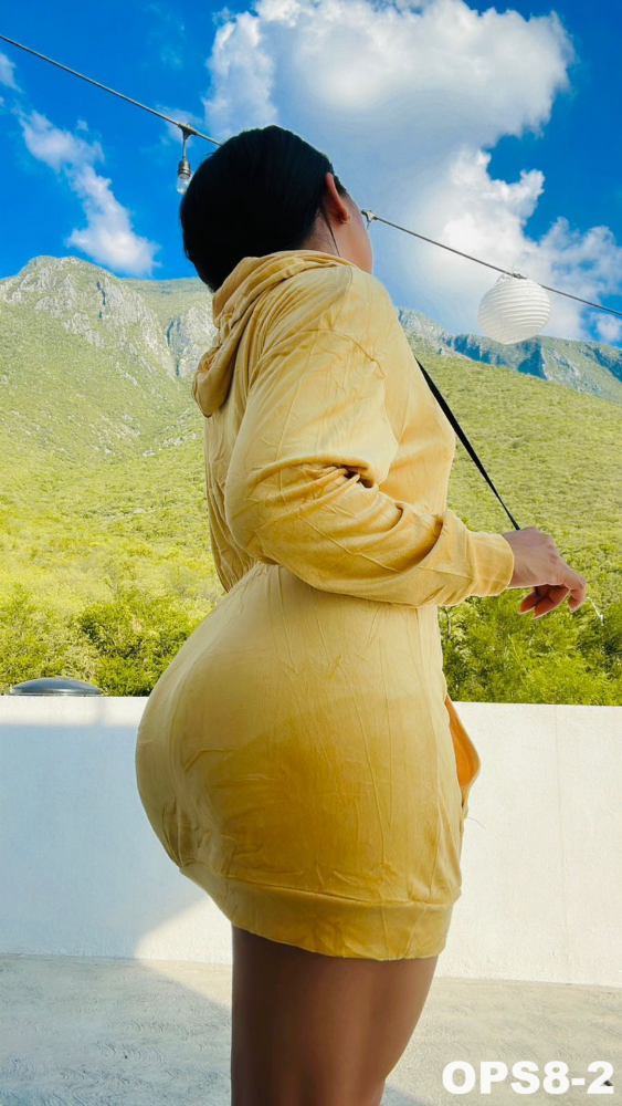 VESTIDO TERCIOPELO OPS8