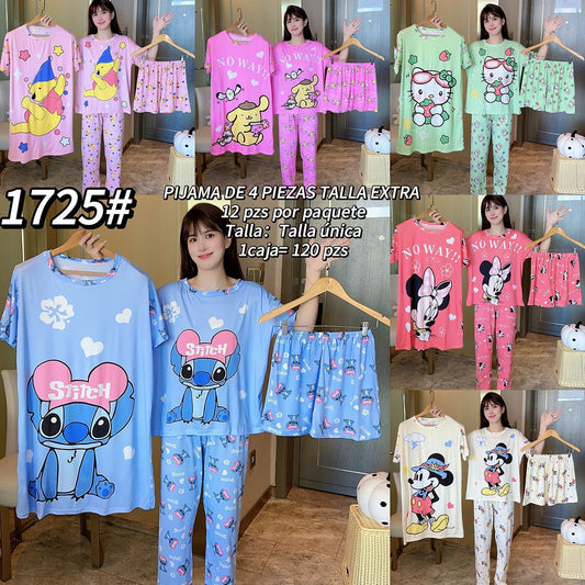 PIJAMA 4 PIEZAS BATA 1725