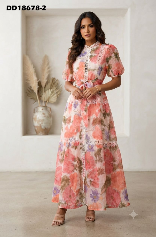 VESTIDO FLORAL ARANZA DD18678