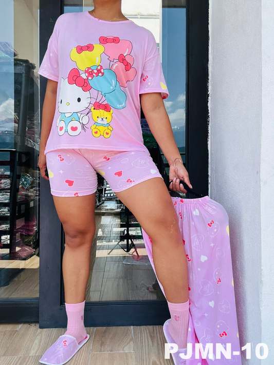 PIJAMA 4 PIEZAS PJMN