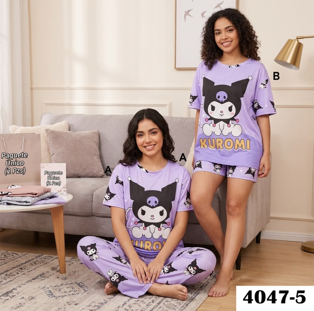 PIJAMA VIRAL 4 PIEZAS 4047