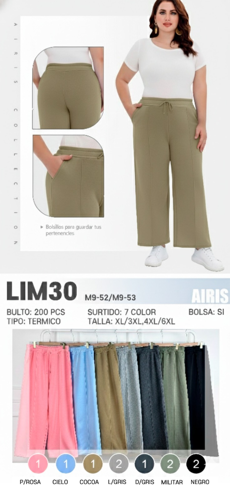 PANTALON TALLAS CURVY LIM30