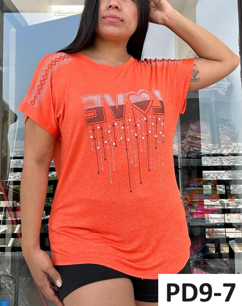 Blusa Piedras Love PD9