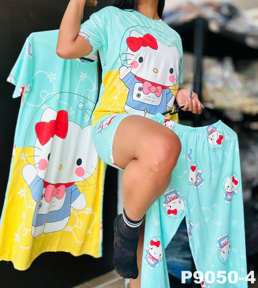 PIJAMA 4 PIEZAS BATA 9050