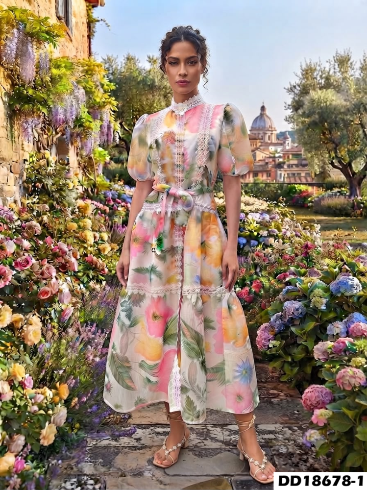 VESTIDO FLORAL ARANZA DD18678