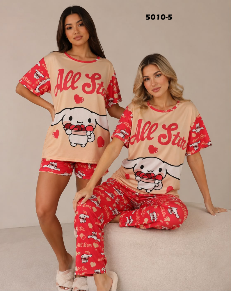 PIJAMA VIRAL 4 PIEZAS 5010