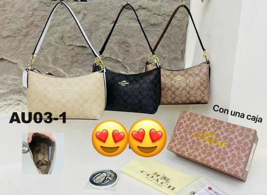 BOLSA COACH VAINILLA AU03