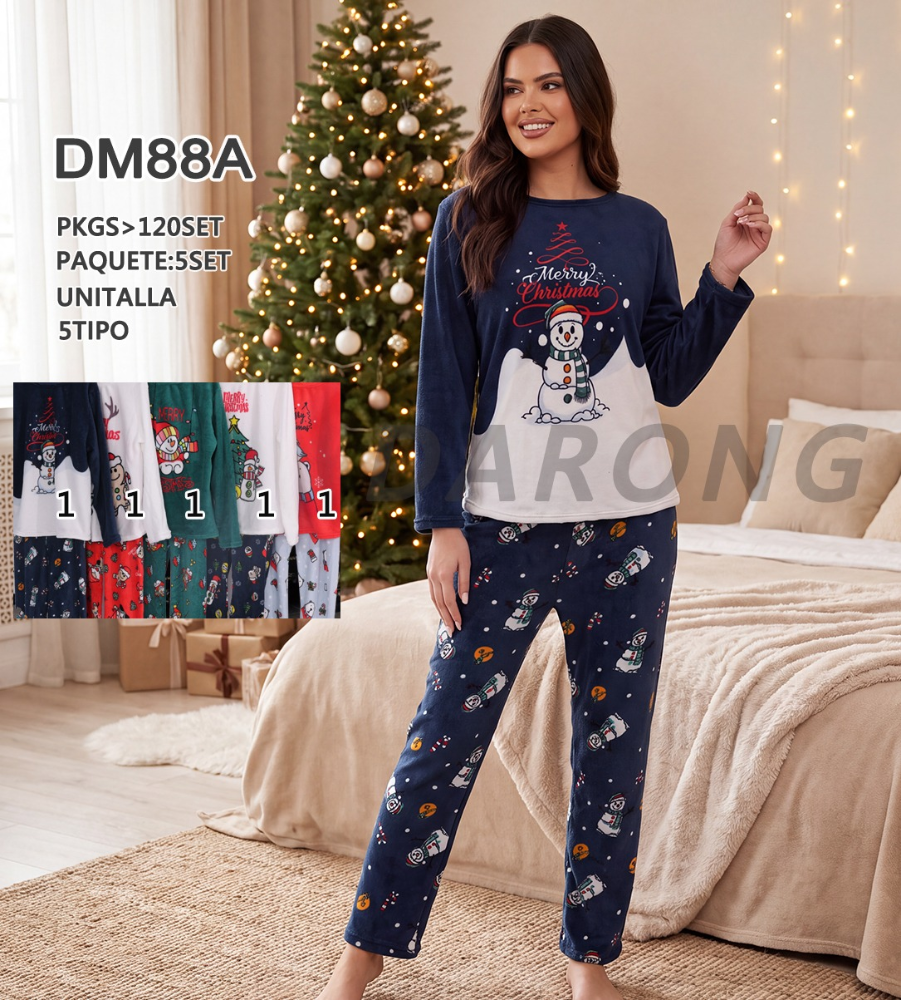 PIJAMA NAVIDEÑA DM88A