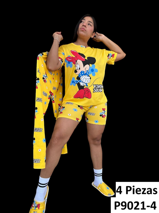 Pijama 4 piezas 9021