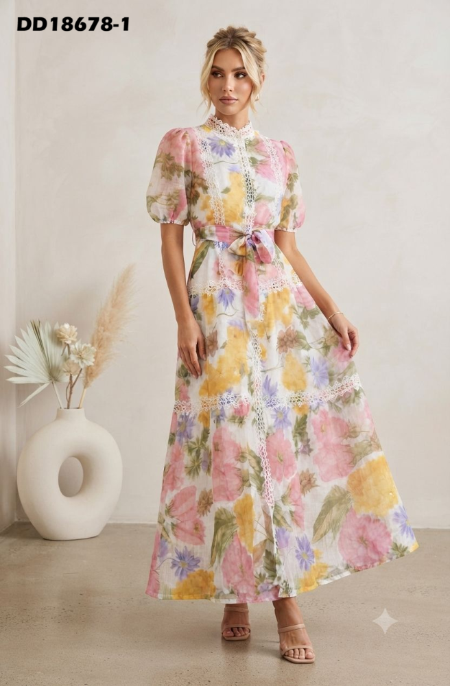 VESTIDO FLORAL ARANZA DD18678
