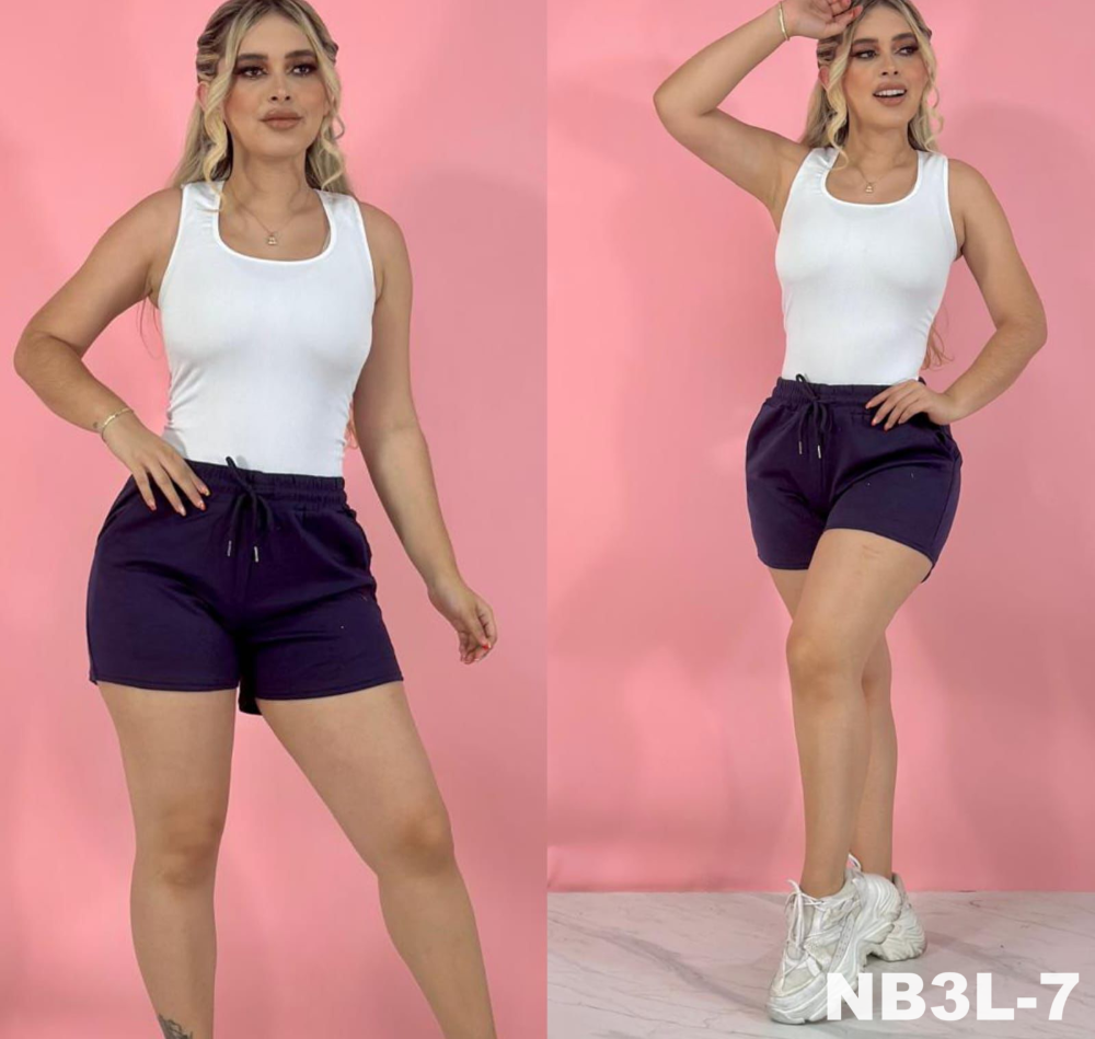 Short Bolsas NB3L Liso