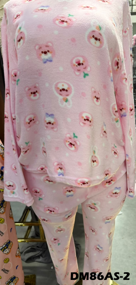PIJAMA AFELPADA OSITOS DM86AS
