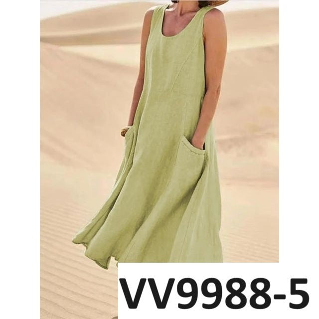 Vestido Verano Liso