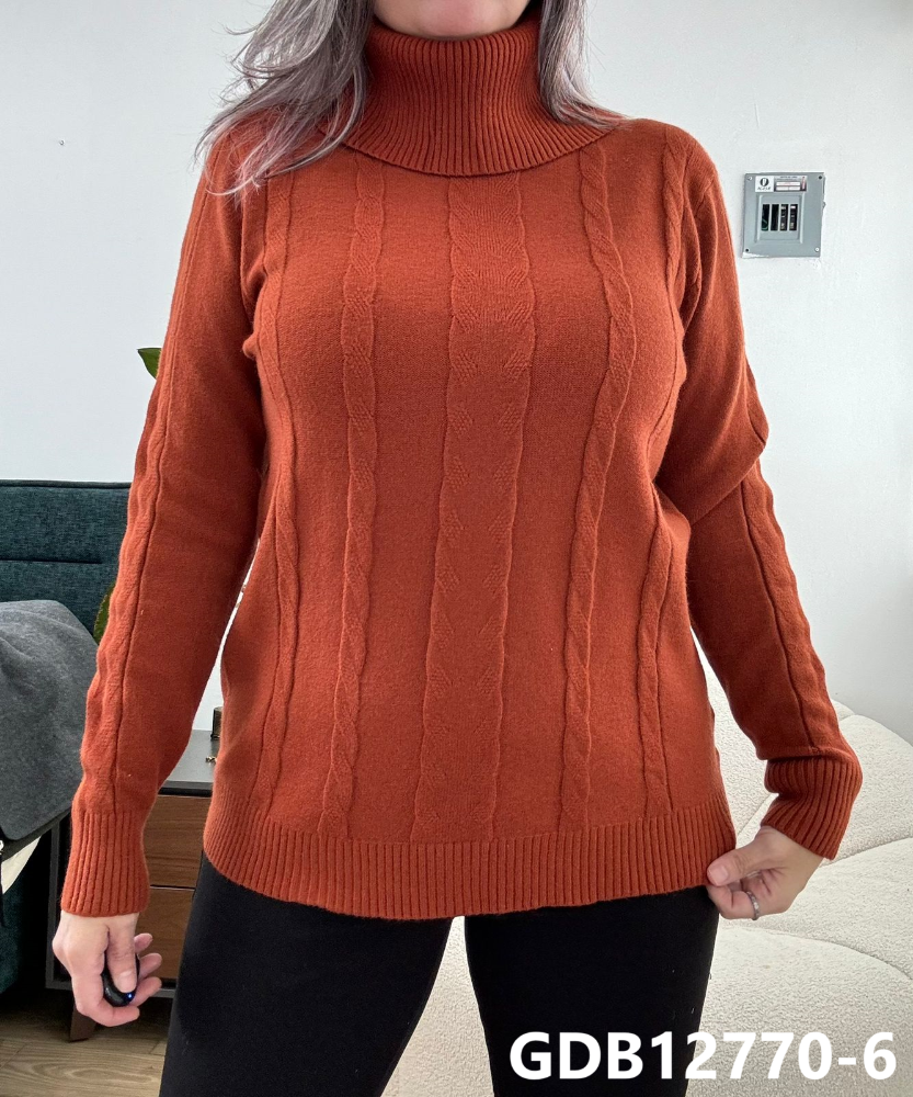 BLUSA SUETER CUELLO ALTO GDB12770